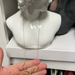 Elegant Stag Gold Chain Necklace